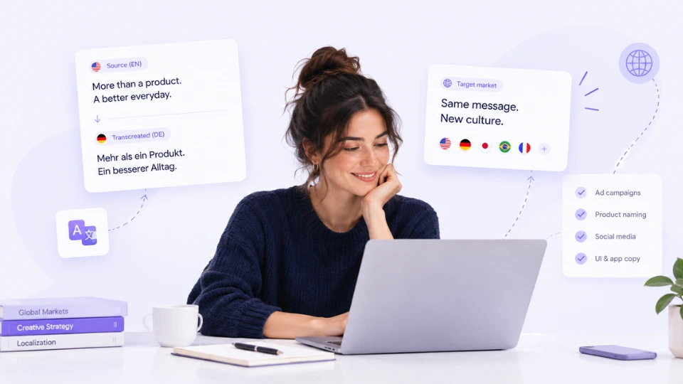 Qu’est-ce que la transcréation ? Un guide pour les équipes marketing internationales d’aujourd’hui