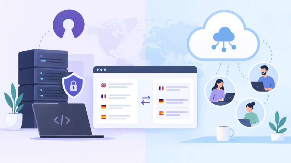 Open Source vs Cloud Based Translation Management System Compared